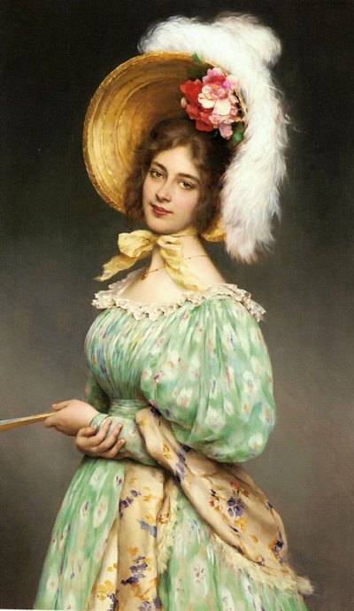 The Musette by Eugene de Blaas